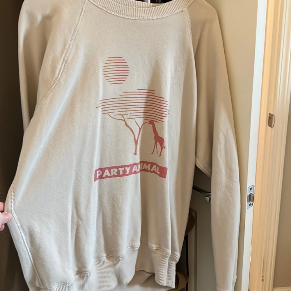 Party animal crewneck